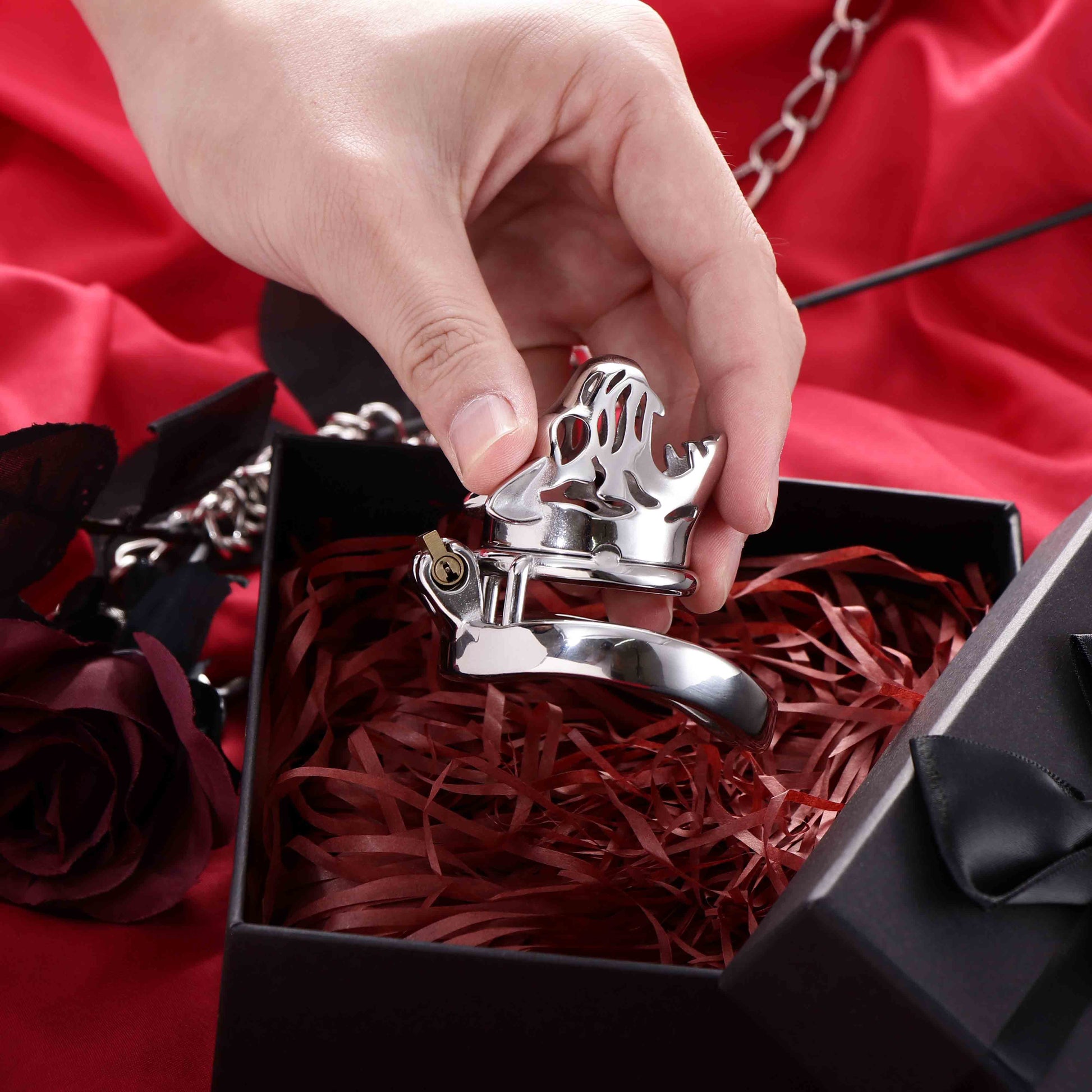 Small Cub Leopard Chastity Cage, F3036 - FRRK