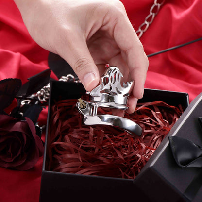 Small Cub Leopard Chastity Cage, F3036 - FRRK