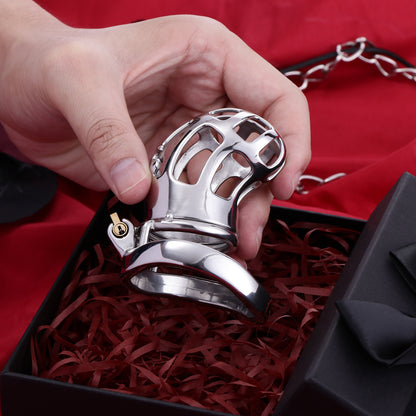 Stainless Steel Metal Standard Cobra Chastity Cage, F3116 - FRRK