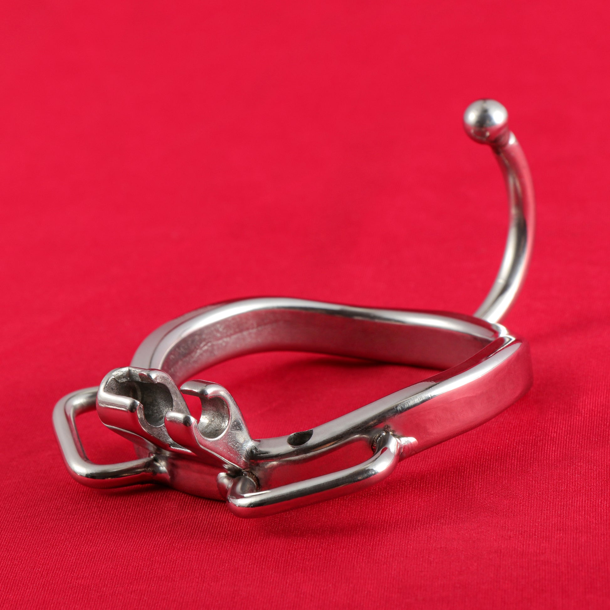 Base Rings for FRRK Chastity Cage (With Ears & Hook) That Fit Internal Side Slide Lock System Only, K03 - FRRK