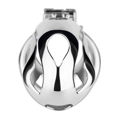 Cobra Series Mamba Chastity Cage | F312A Large Size - Silver