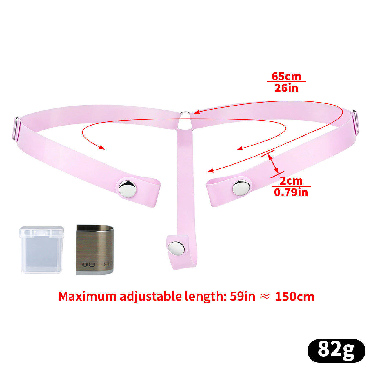 Silicone Three-way Support Waist Strap | PU15