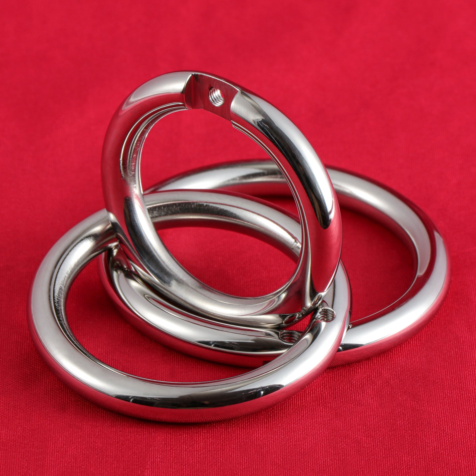 Base Rings for FRRK Chastity Cage That Fit Single Screw Lock Only, K06 - FRRK