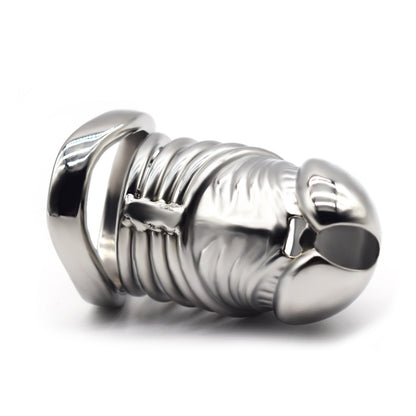 Male Solid Steel Chastity Cage, F3055 - FRRK