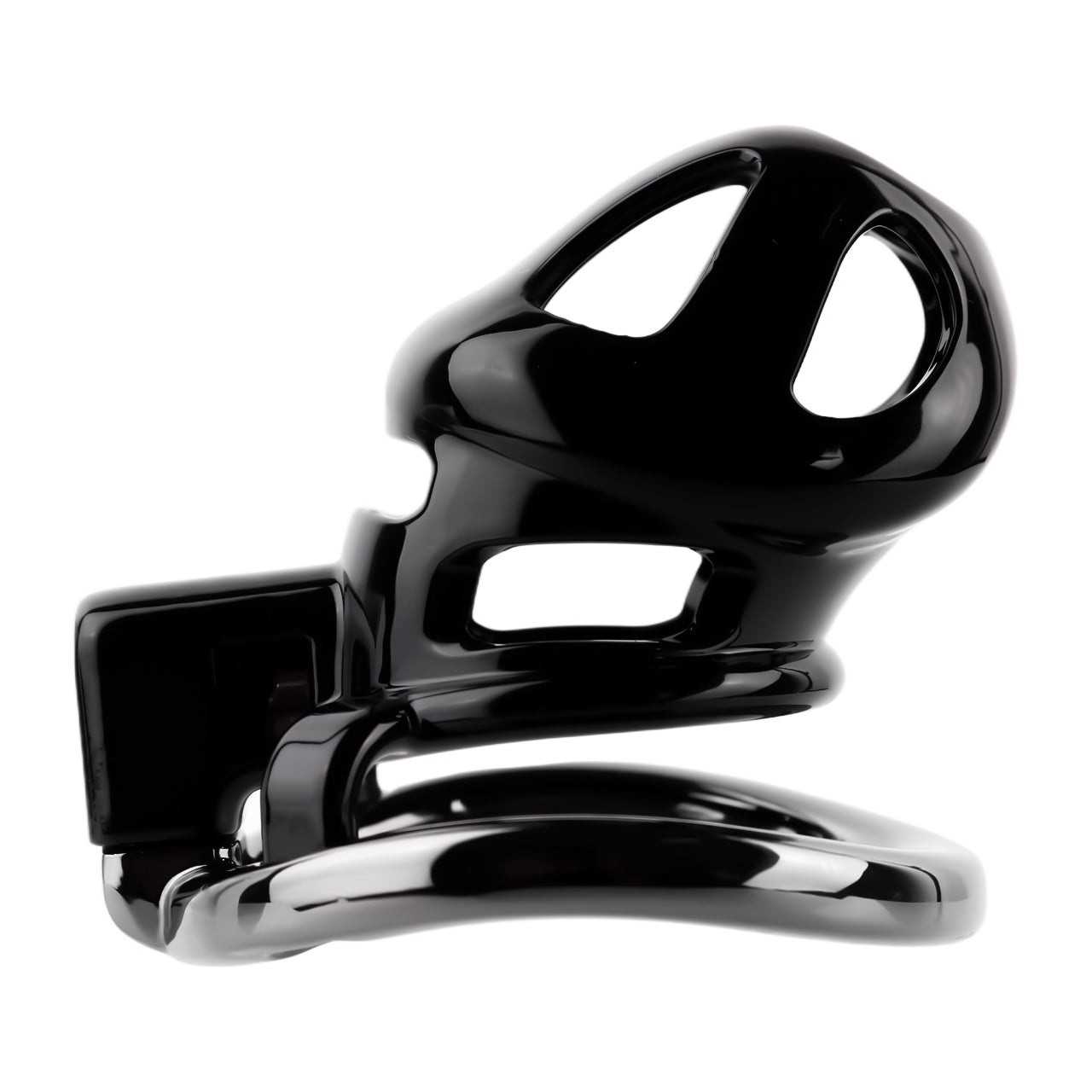 ABS & Aluminum Alloy Chastity Cage - Medium Size