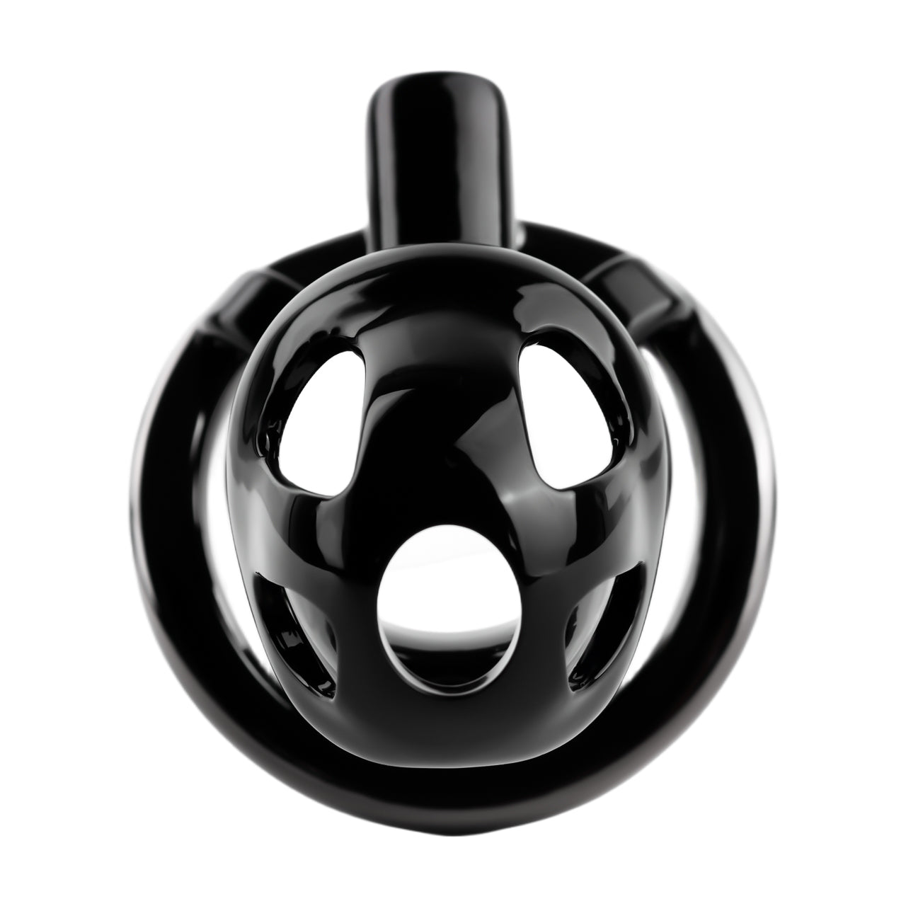 ABS & Aluminum Alloy Chastity Cage - Medium Size