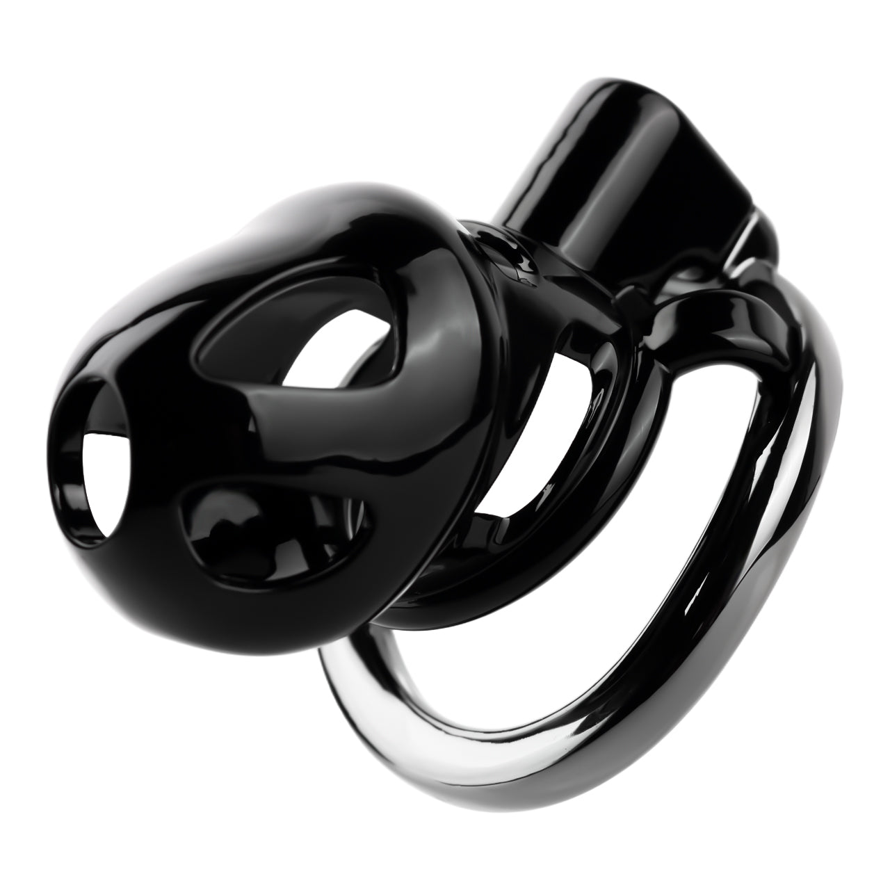 ABS & Aluminum Alloy Chastity Cage - Medium Size