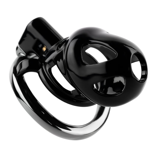 ABS & Aluminum Alloy Chastity Cage - Medium Size