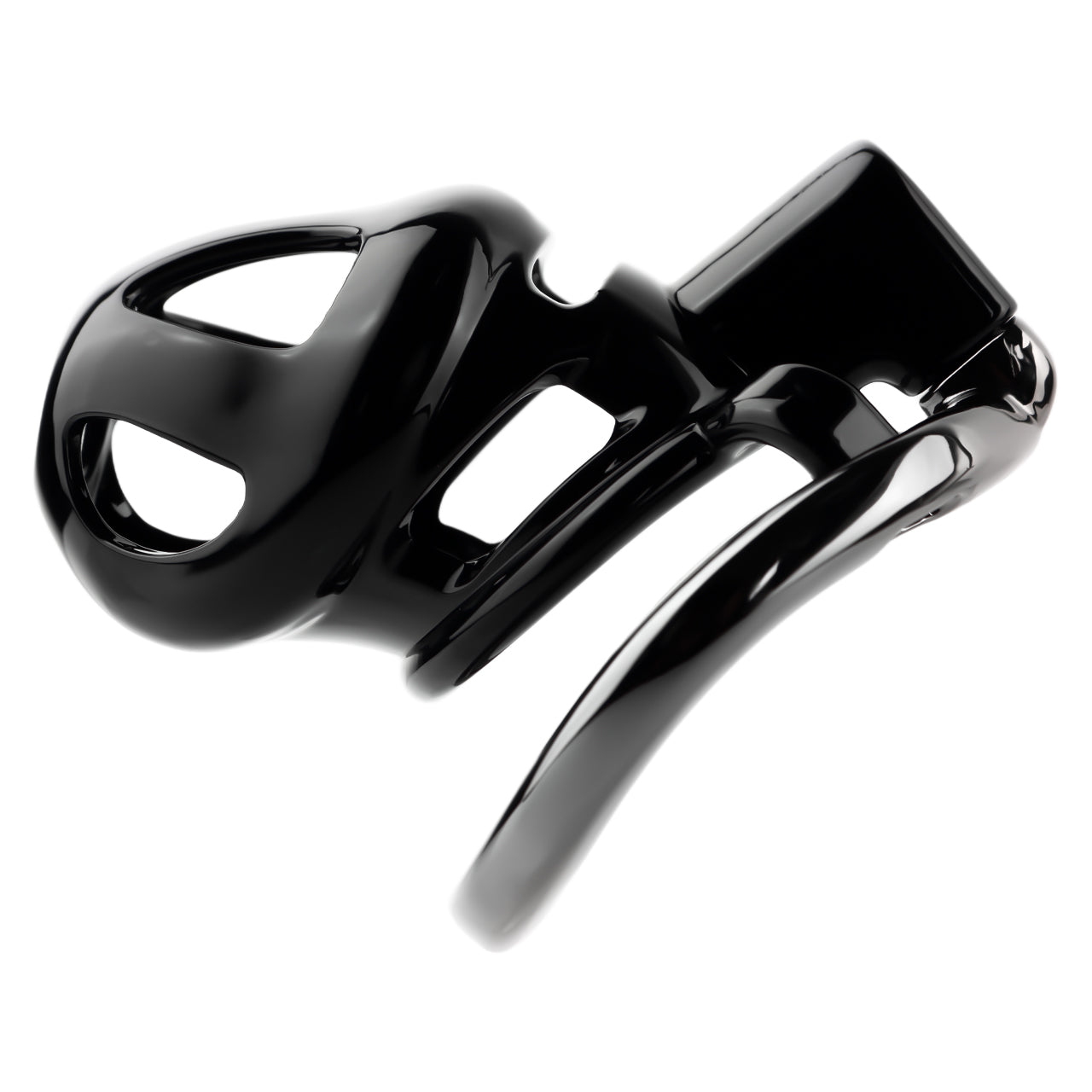 ABS & Aluminum Alloy Chastity Cage - Medium Size