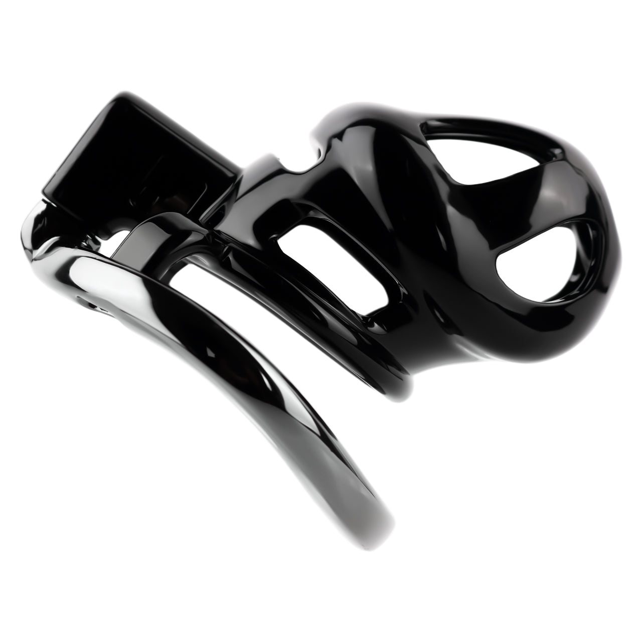 ABS & Aluminum Alloy Chastity Cage - Medium Size