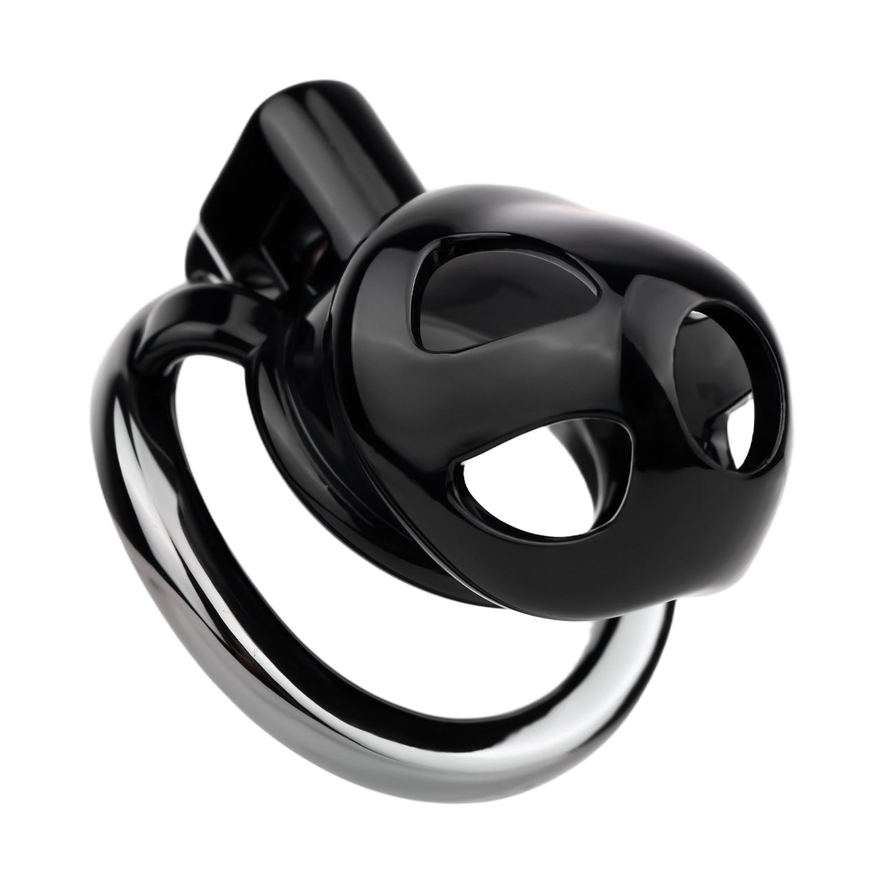 ABS & Aluminum Alloy Chastity Cage - Small Size