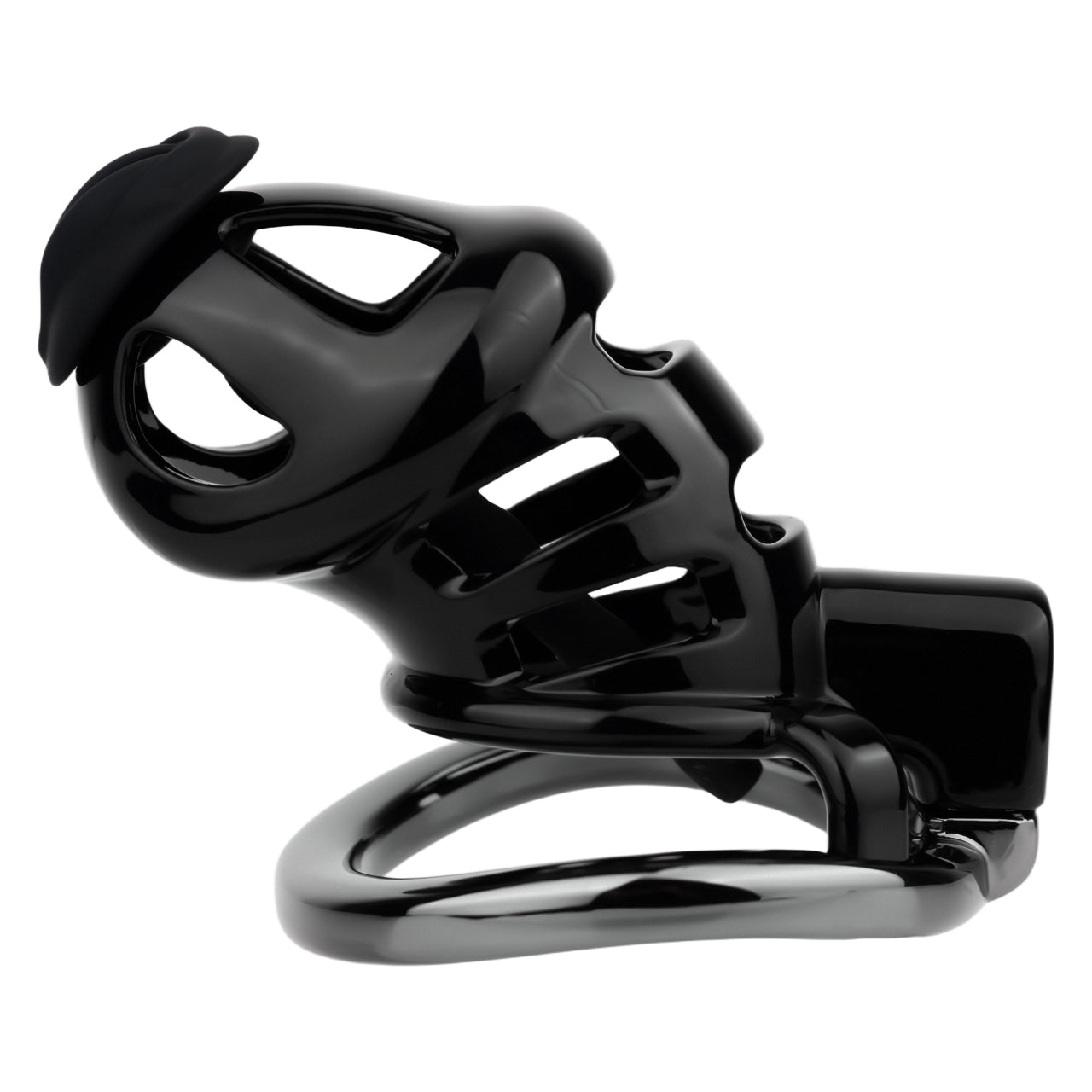 ABS & Aluminum Alloy Chastity Cage - Large Size