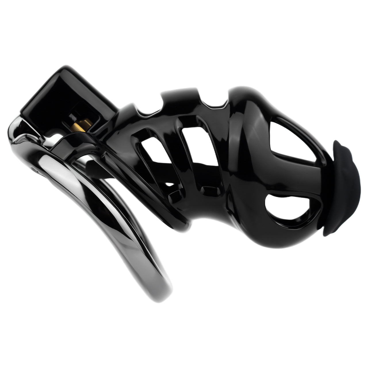 ABS & Aluminum Alloy Chastity Cage - Large Size