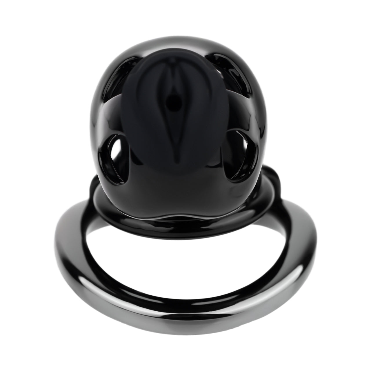 ABS & Aluminum Alloy Chastity Cage - Large Size