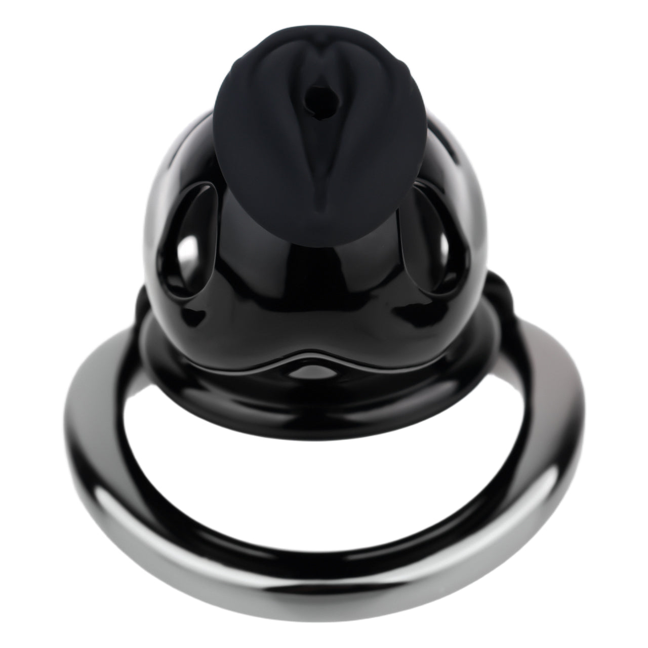 ABS & Aluminum Alloy Chastity Cage - Medium Size
