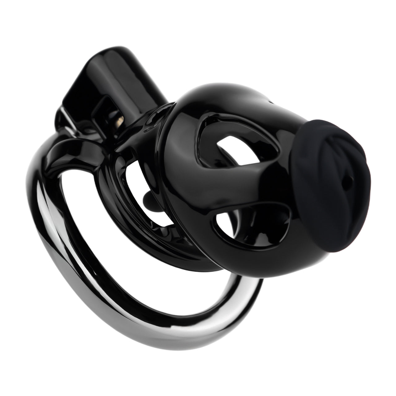 ABS & Aluminum Alloy Chastity Cage - Medium Size