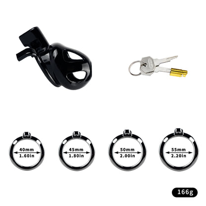ABS & Aluminum Alloy Chastity Cage - Small Size | F298S