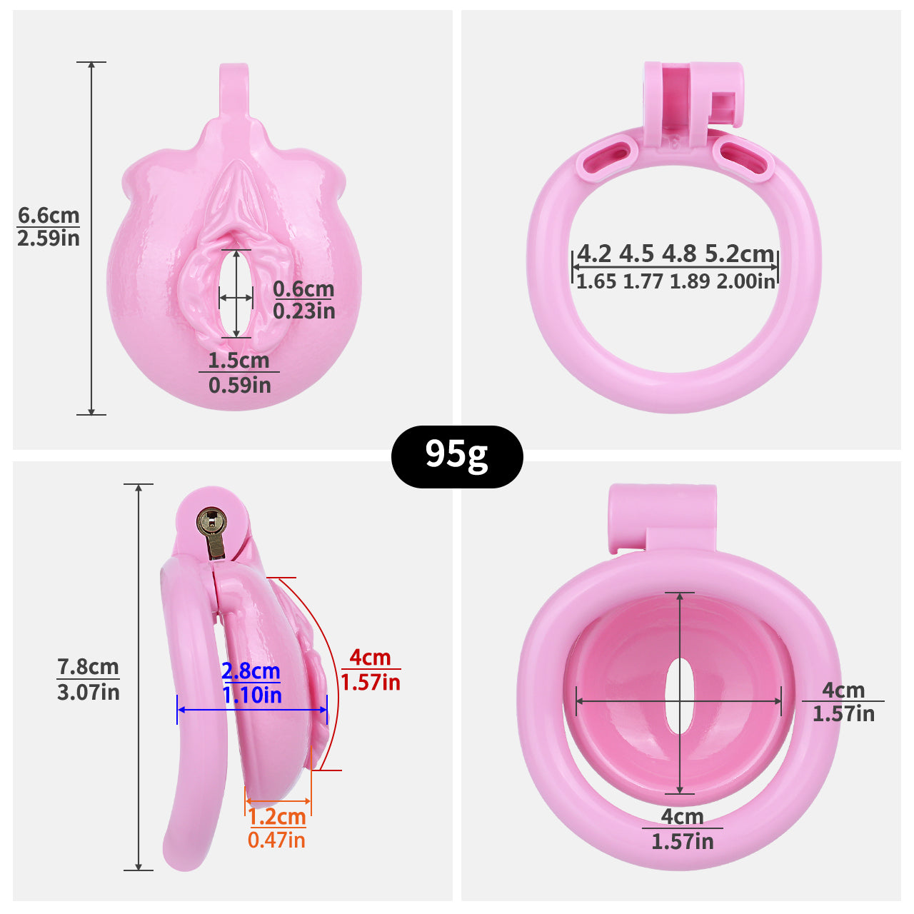 Sissy Feminization Chastity Cage | AS033