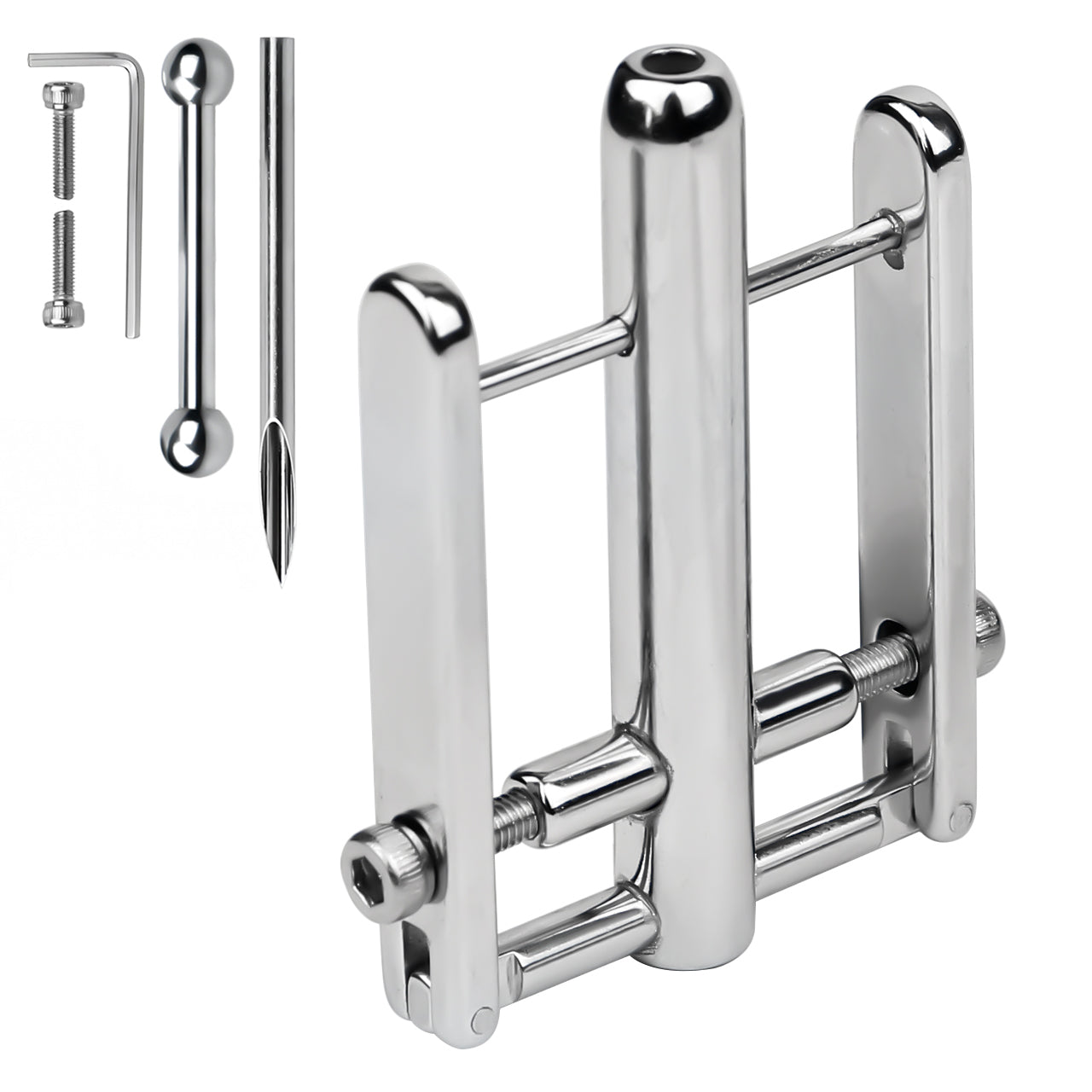 Adjustable Stainless Steel PA Lock – Urethral Plug & Piercing Keeper
