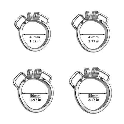 Base Rings for FRRK Chastity Cage (Curved Ring without Hook)