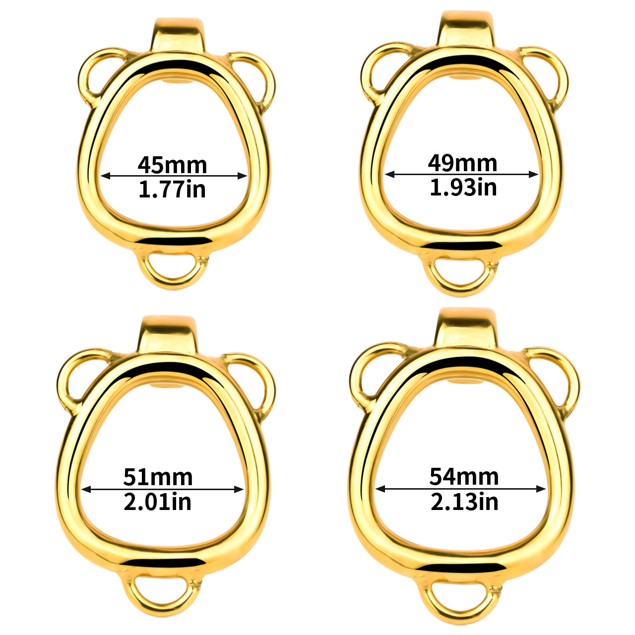 Base Rings for FRRK Chastity Cages Only