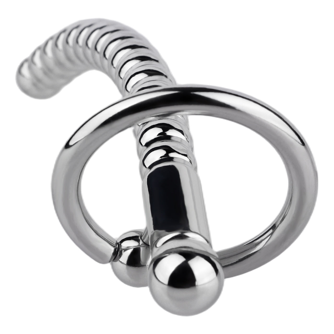 Curved Steel Prince Albert Wand