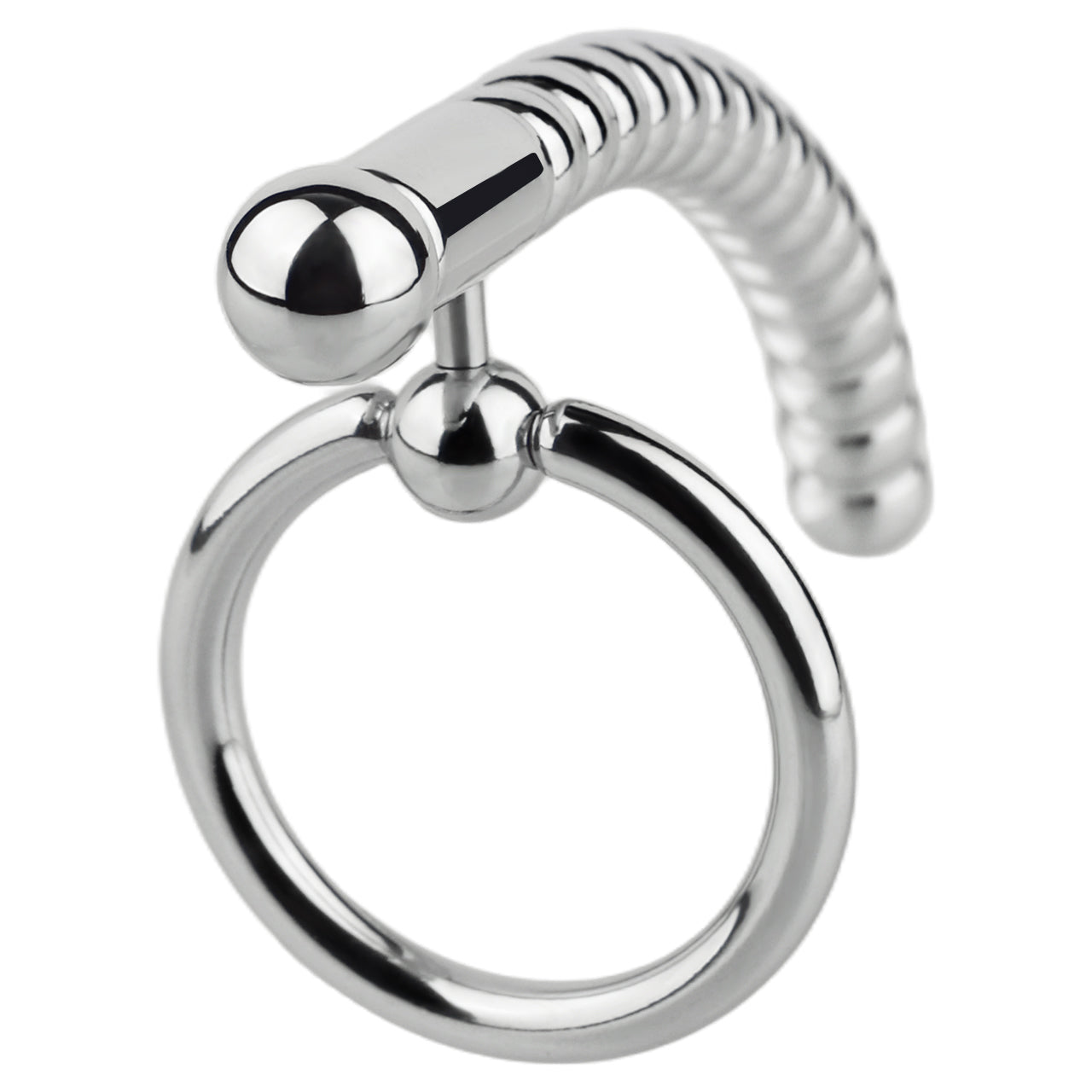 Curved Steel Prince Albert Wand