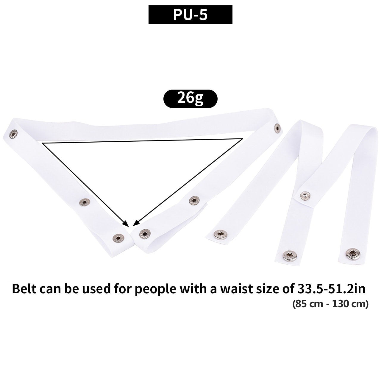 Elastic Three-way Support Waist Strap