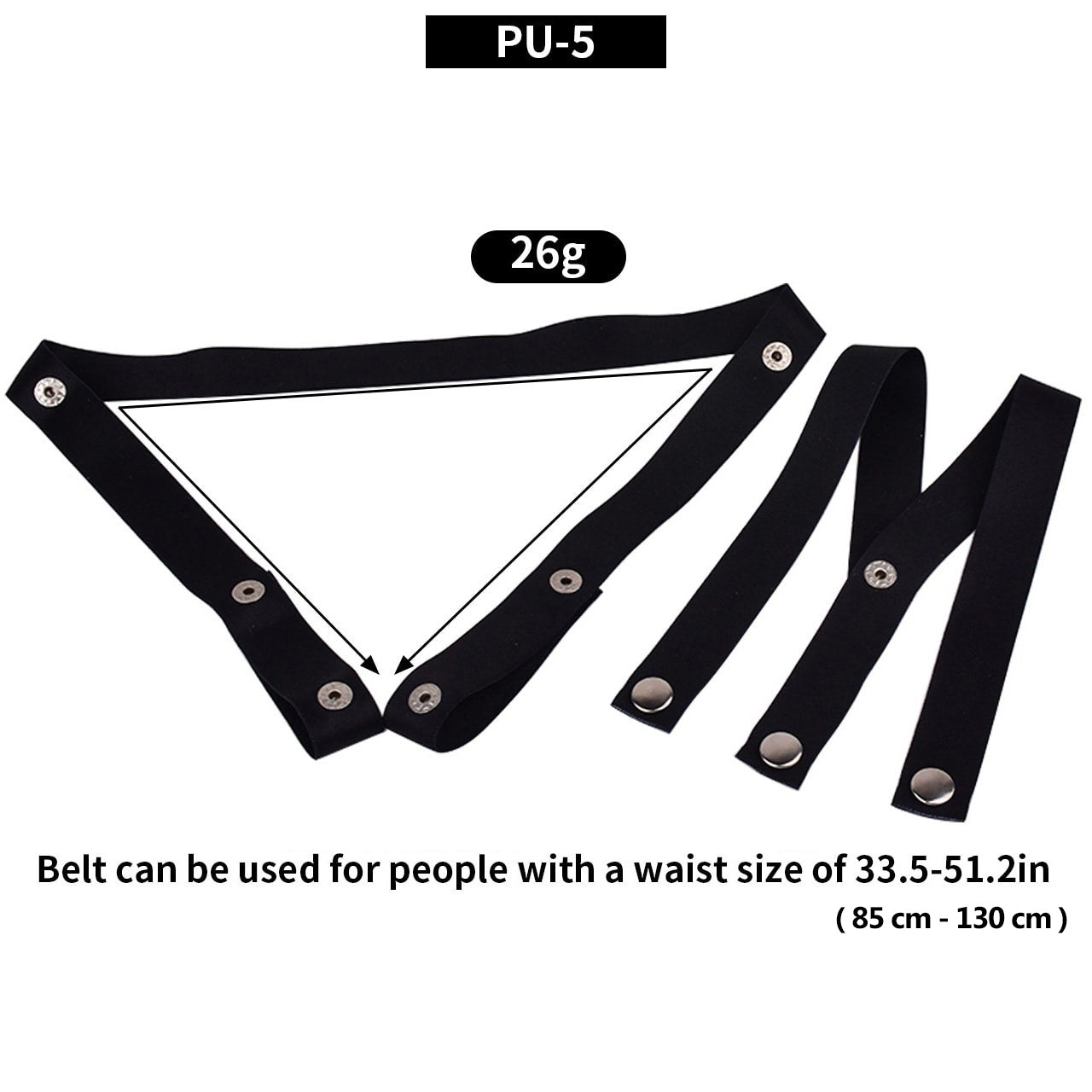 Elastic Three-way Support Waist Strap