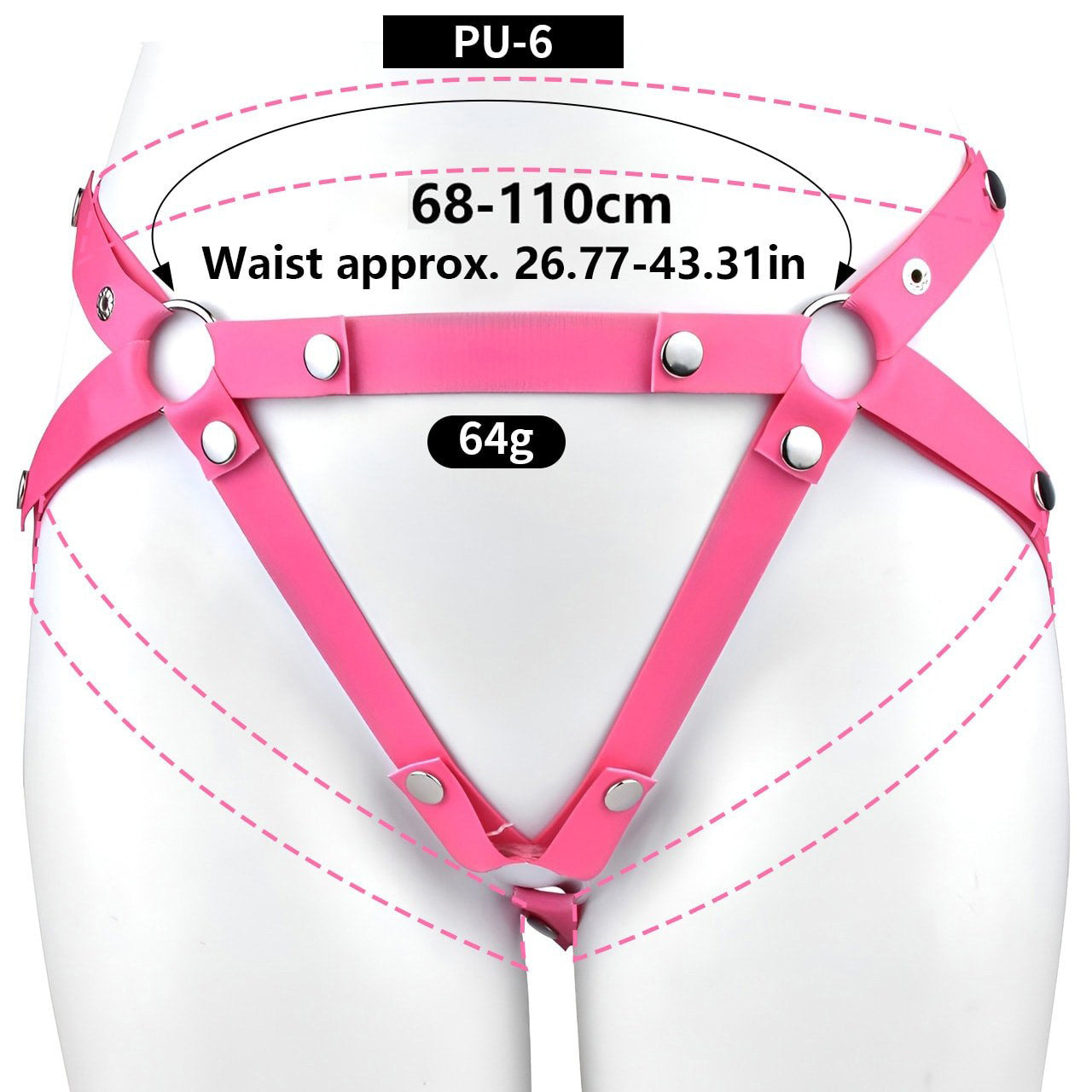Elastic Chastity Support Waist Strap