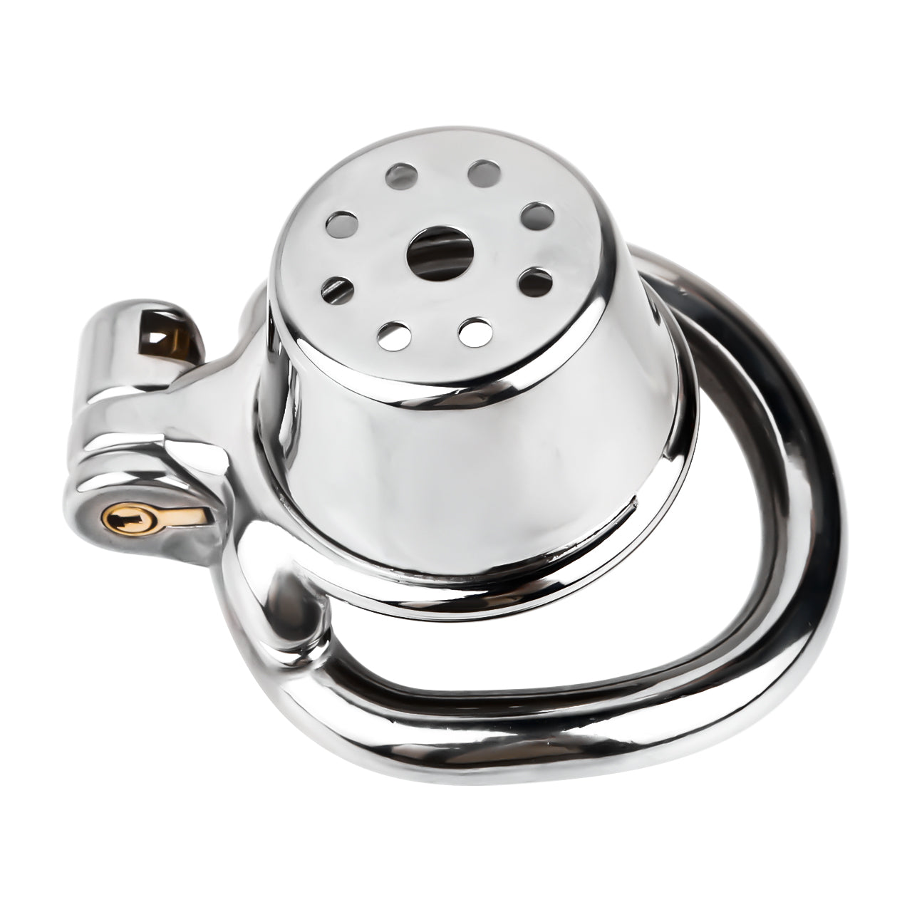 Flat Honeycomb Full Close Chastity Cage