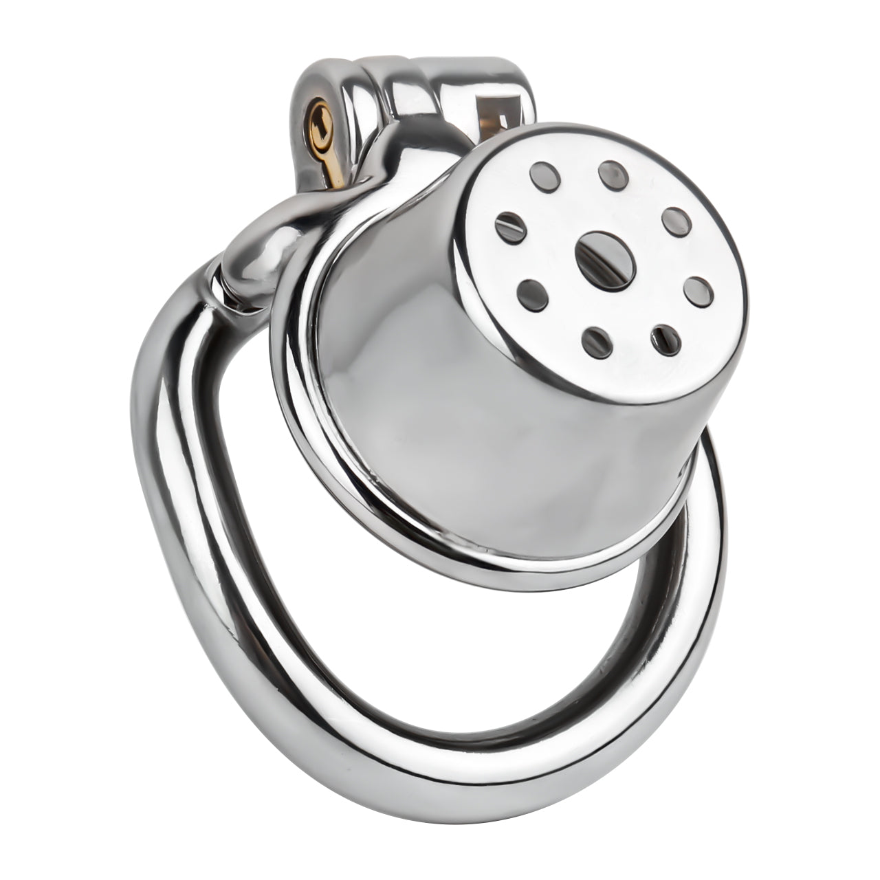 Flat Honeycomb Full Close Chastity Cage