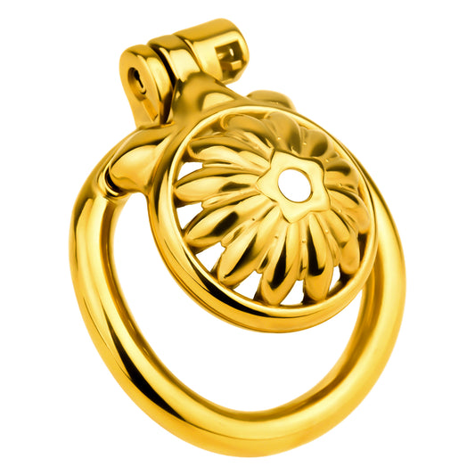 Flower Pattern Chastity Cage | F3244