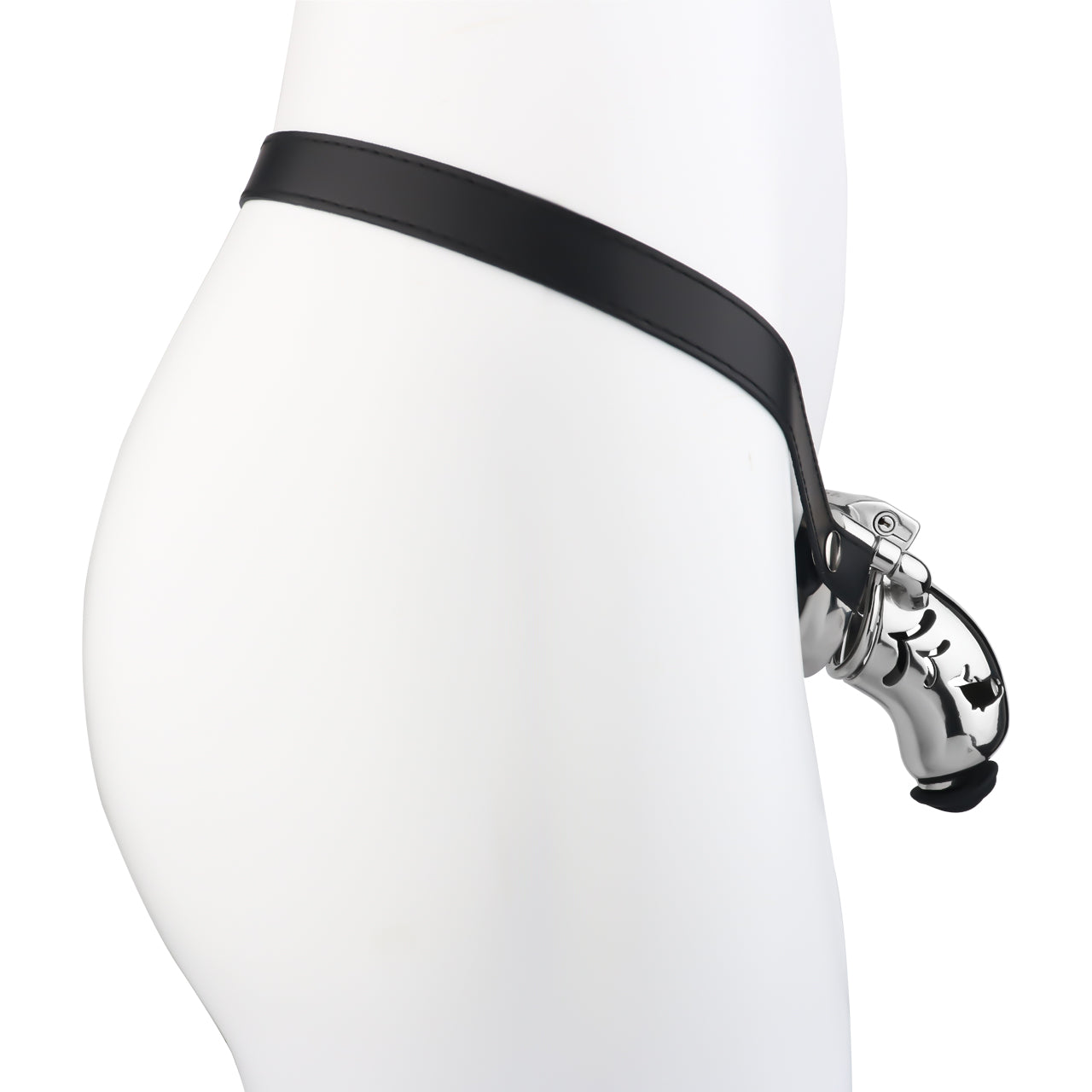 Heavy-Duty Chastity Cage with Silicone Catheter