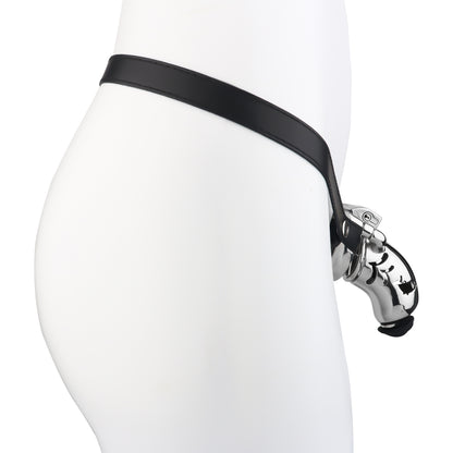 Heavy-Duty Chastity Cage with Silicone Catheter