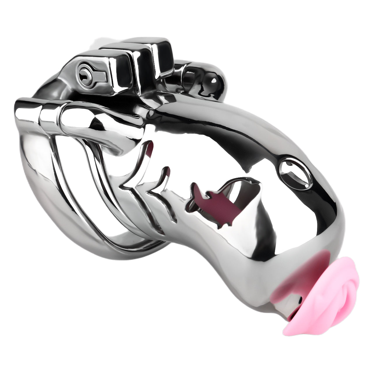 Heavy-Duty Chastity Cage with Silicone Catheter
