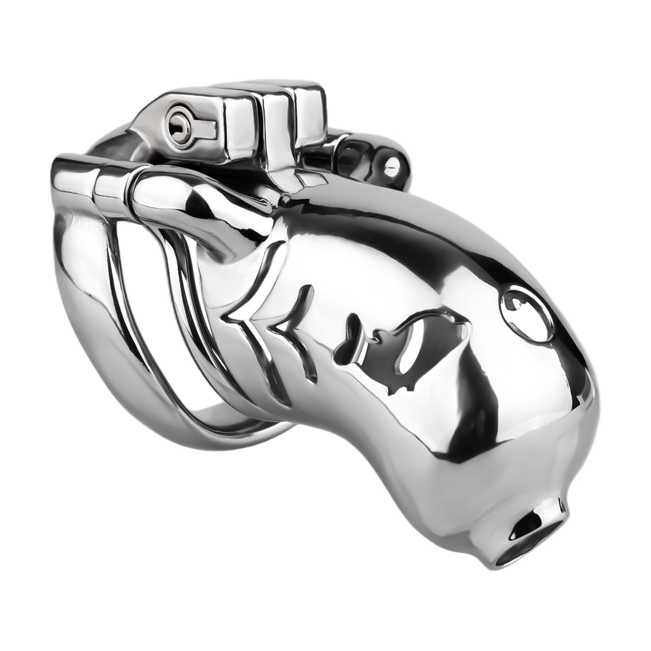 Heavy-Duty Chastity Cage with Silicone Catheter