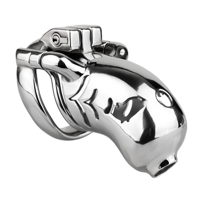 Heavy-Duty Chastity Cage with Silicone Catheter