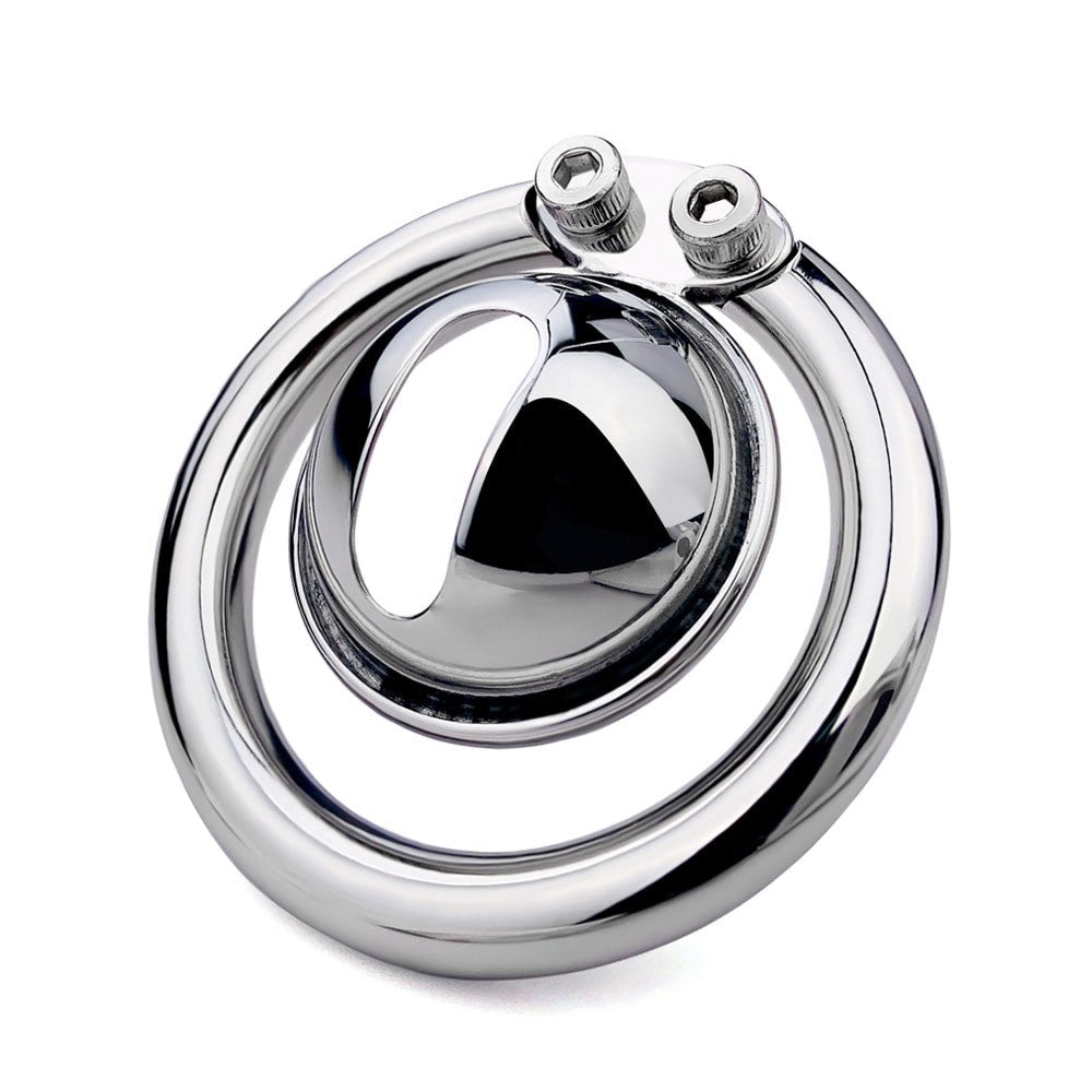 Hemisphere Male Chastity Cage with Urination Hole - Keyless Lock Versions | F3169