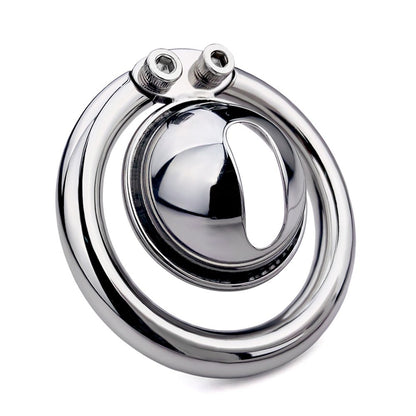 Hemisphere Male Chastity Cage with Urination Hole - Keyless Lock Versions | F3169