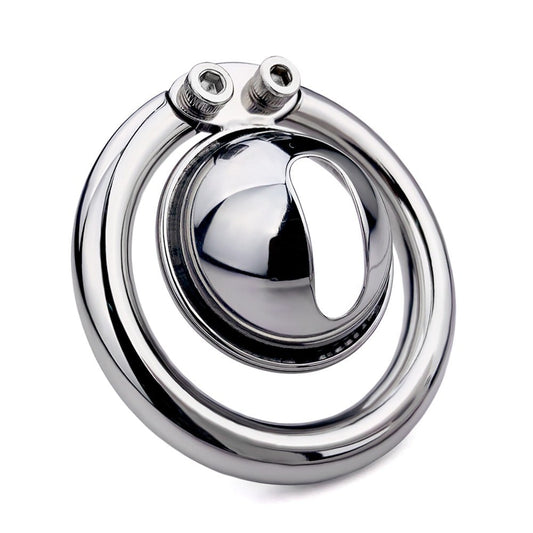 Hemisphere Male Chastity Cage with Urination Hole - Keyless Lock Versions | F3169