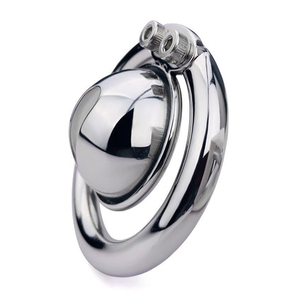 Hemisphere Male Chastity Cage with Urination Hole - Keyless Lock Versions | F3169