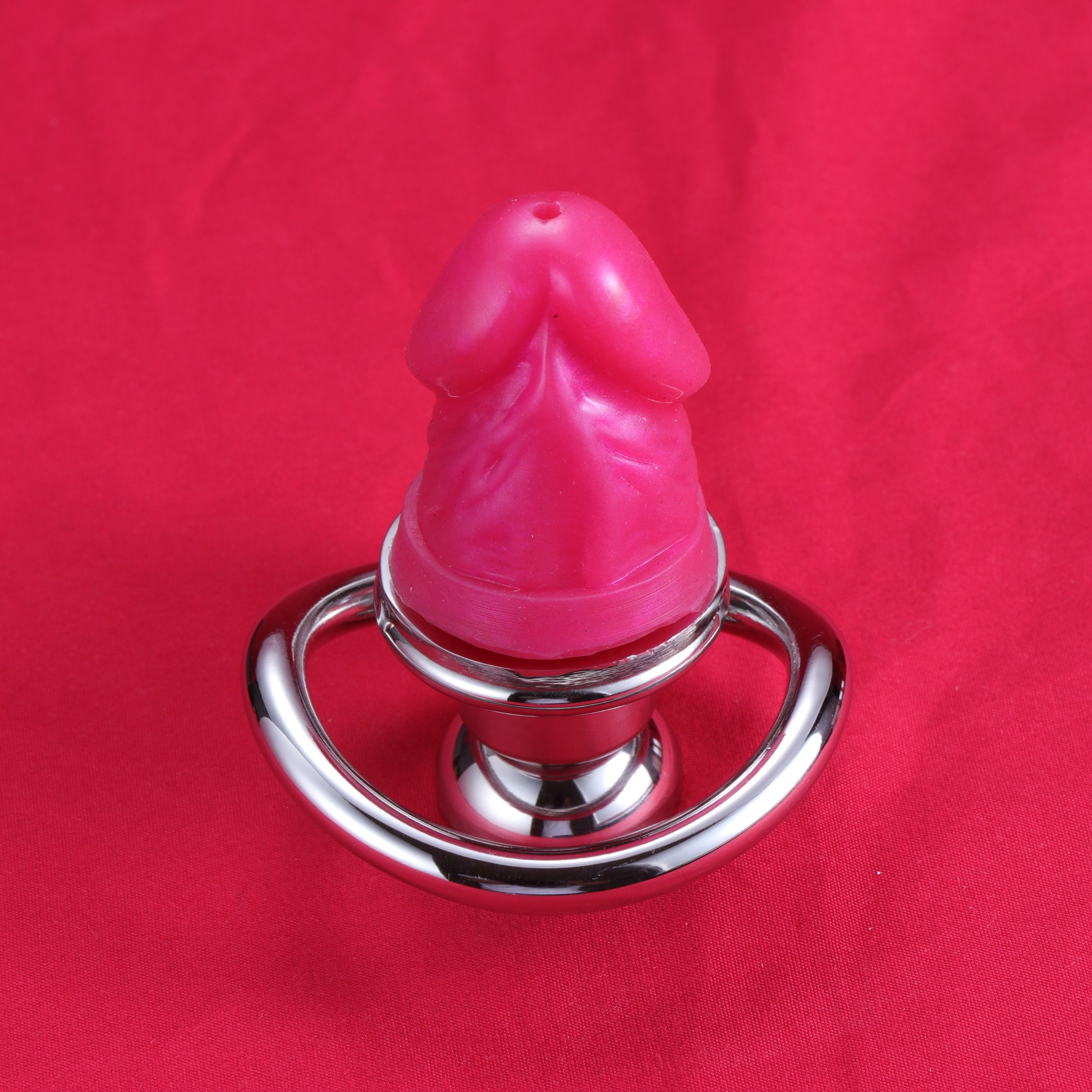 Inverted Chastity Cage With Dildo Allen Wrench Lock, F3401 - FRRK