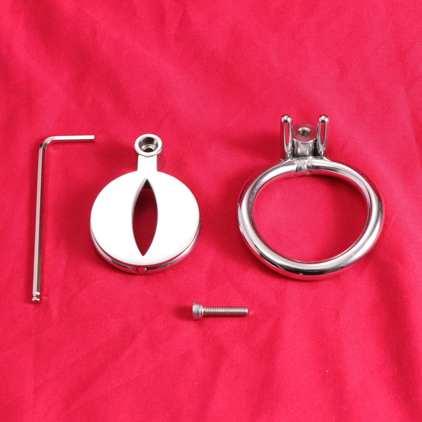 Allen Wrench Key Flat Chastity Cage, F3071 - FRRK
