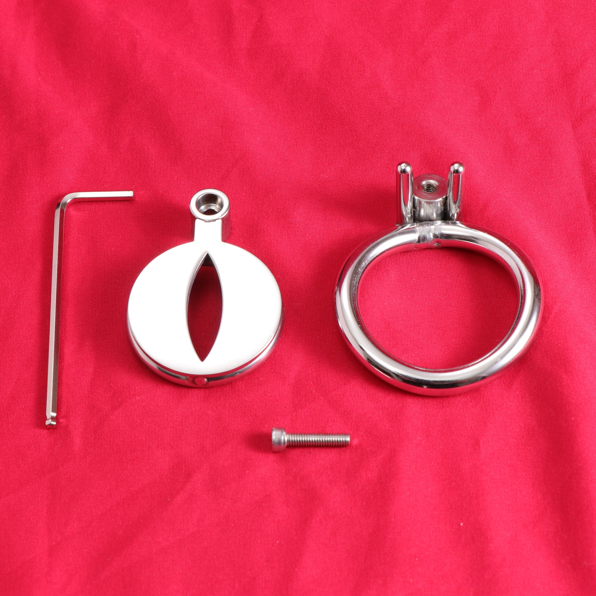 Allen Wrench Key Flat Chastity Cage, F3071 - FRRK