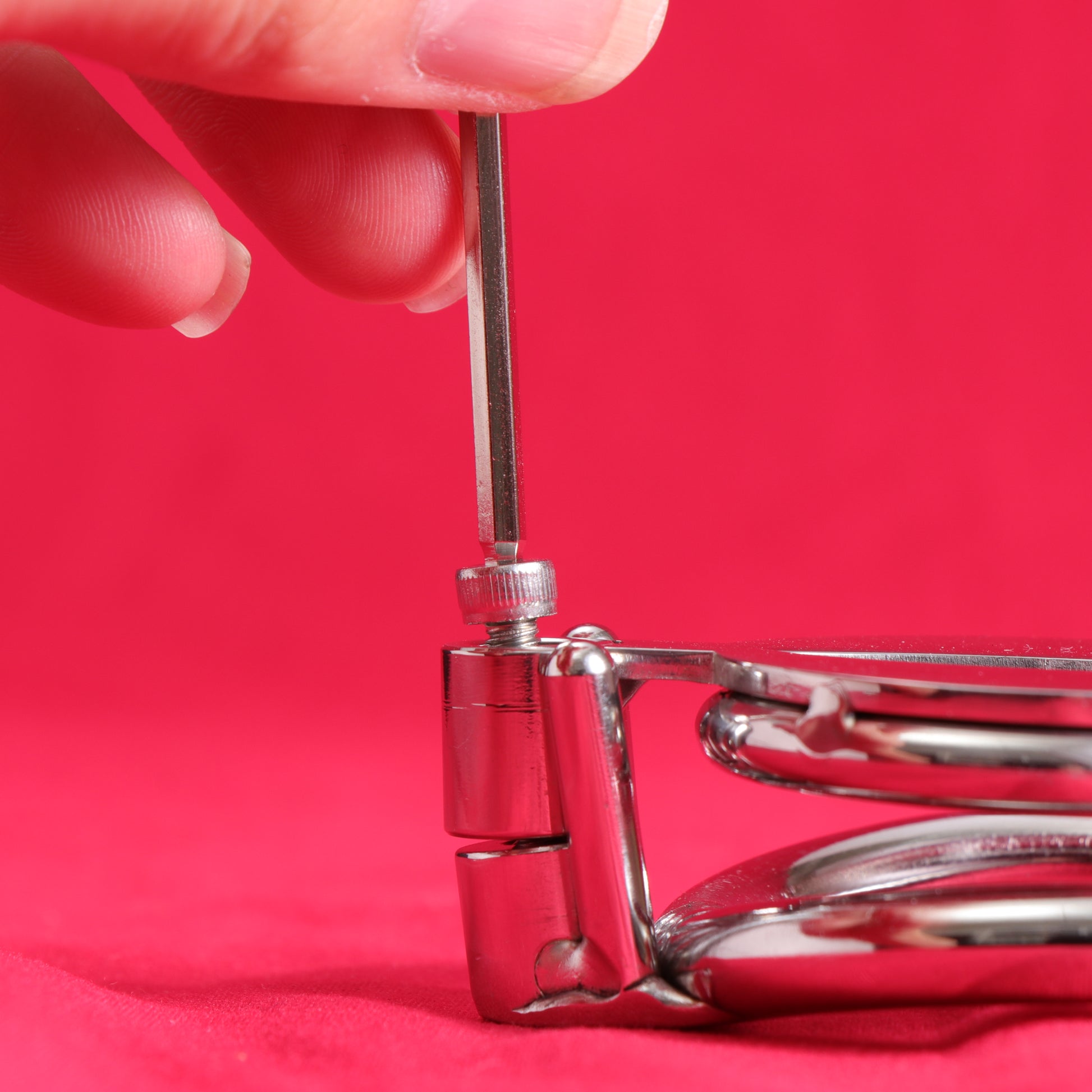Allen Wrench Key Flat Chastity Cage, F3071 - FRRK