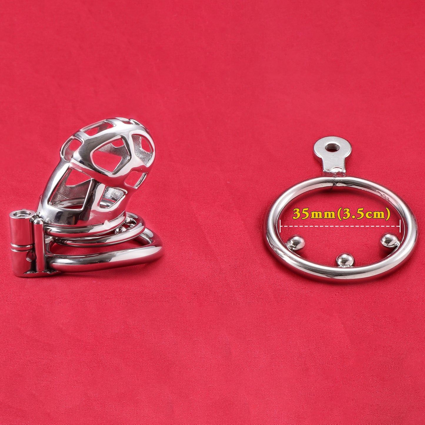 Small Mamba Chastity Cage Allen Wrench Lock, F3088 - FRRK