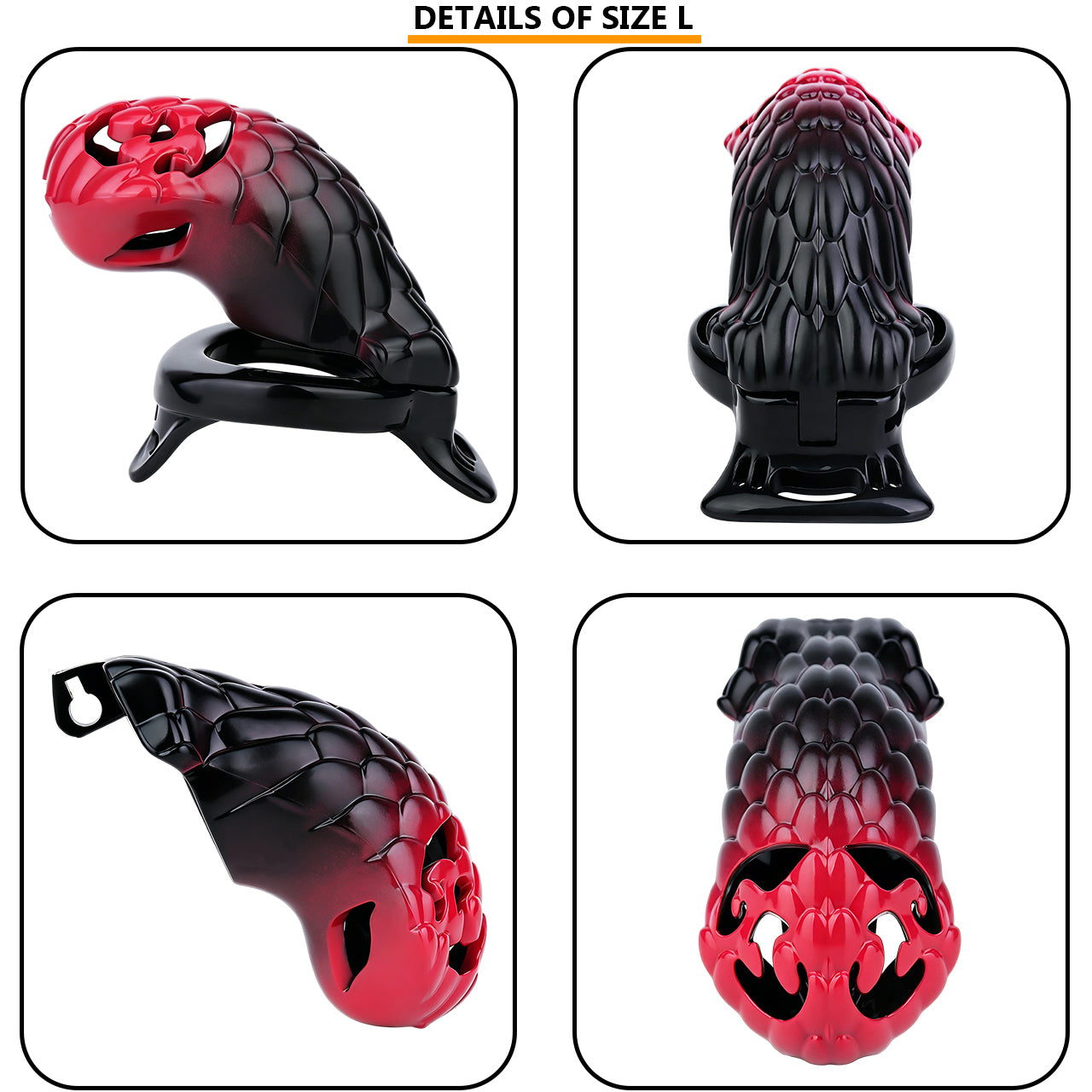 Serpent Queen Chastity Cage | F297