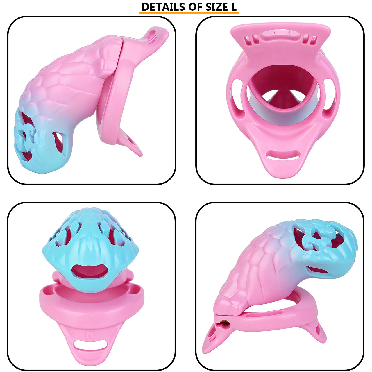 Serpent Queen Chastity Cage | F297