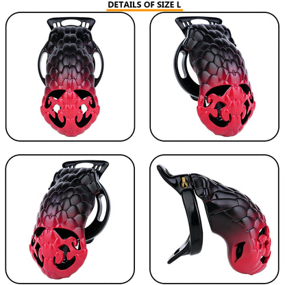 Serpent Queen Chastity Cage | F297